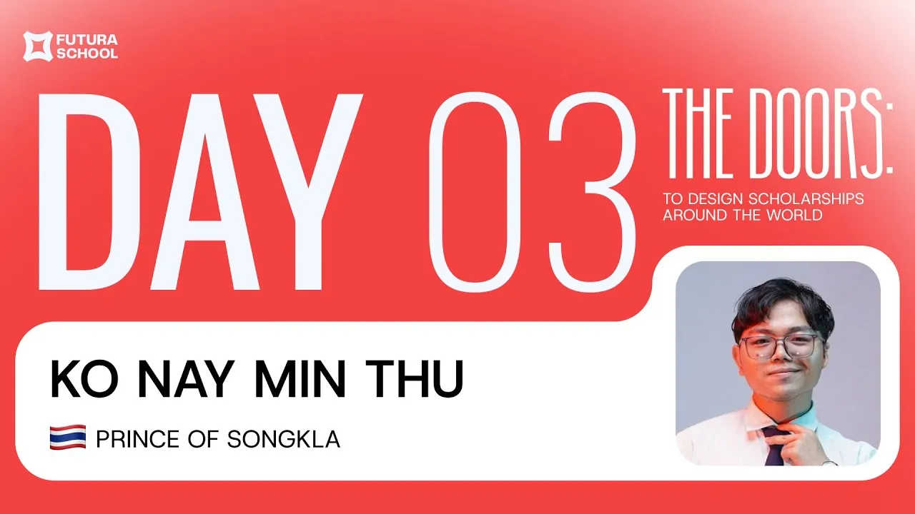 Design Scholarship Around the World: Day 03 — Ko Nay Min Thu