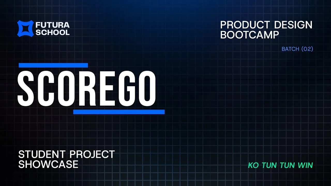 Score Go student project showcase by Ko Tun Tun Win