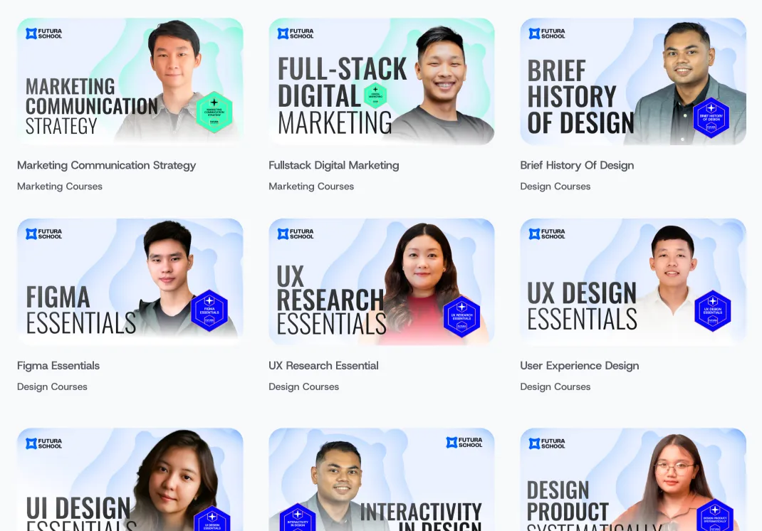 Step 1: Discover courses — how to buy a course at Futura School